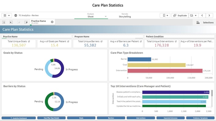 2 Analytics Care Plan Statistics