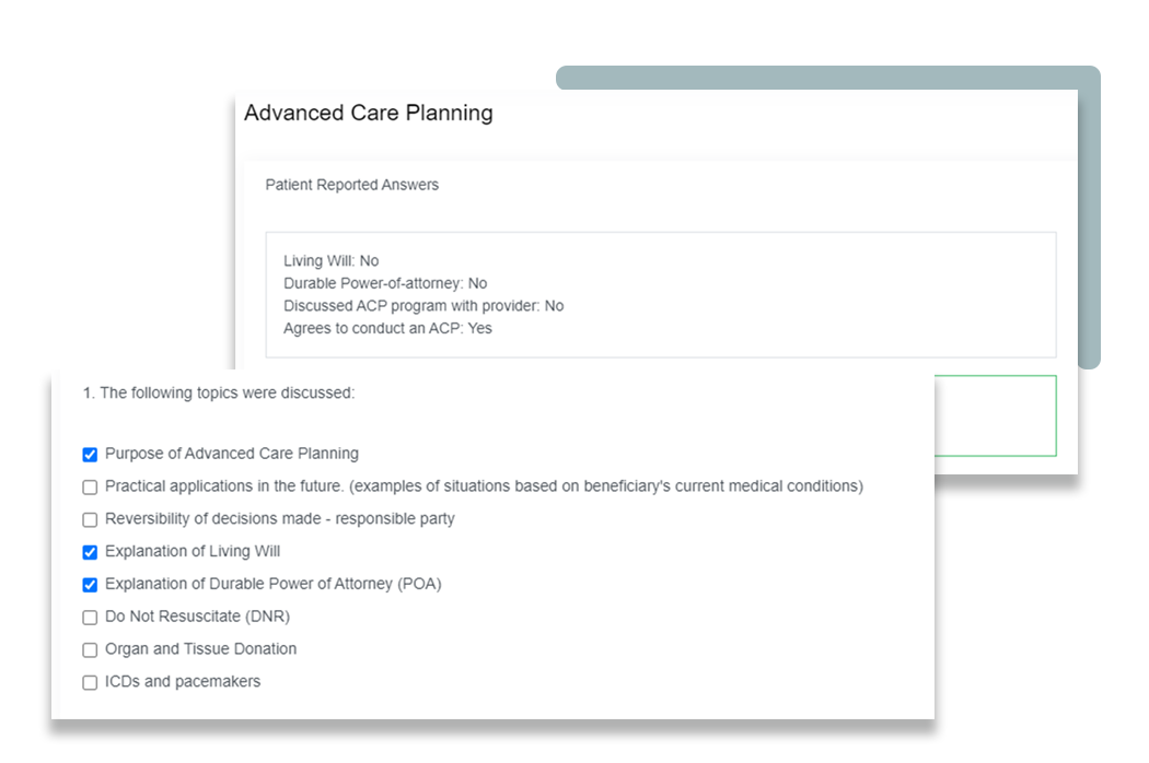 Advanced care planning - periwinkle
