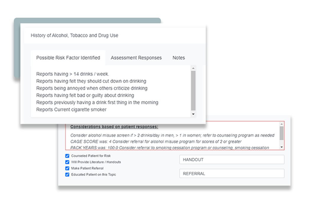 Automated risk factor analysis - periwinkle