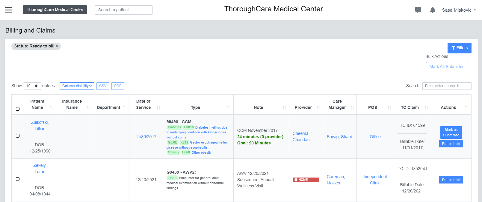 Billing and Claims 1