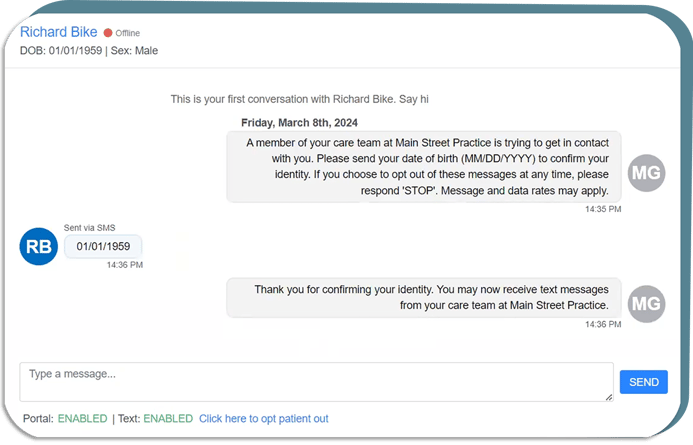 Secure Texting - Design - drop shadow