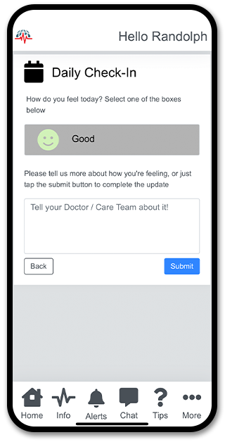 ThoroughCare App_screenshot_check in v2